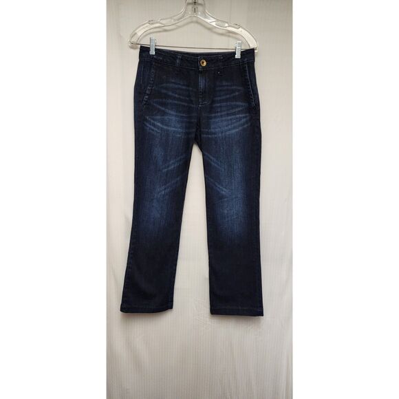 Banana Republic Denim Blue Jeans Straight Leg Girlfriend Jeans Size 27 - Picture 4 of 5